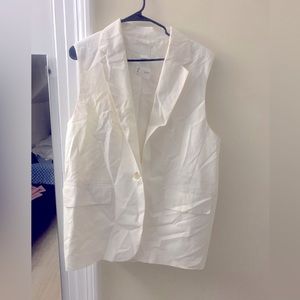 Casual no sleeves blazer